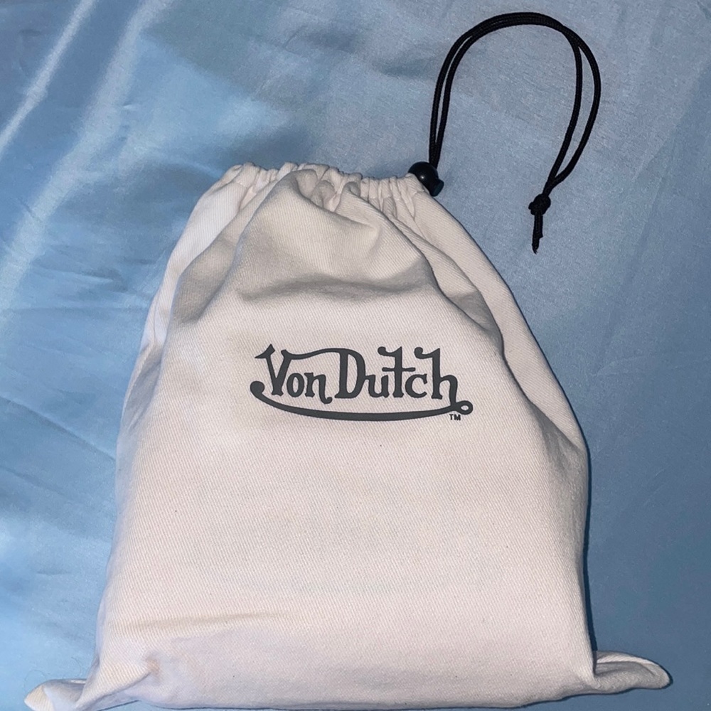 Orange and White Small Von Dutch Bowling Bag